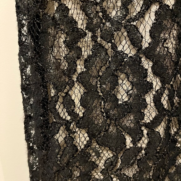 David Meister Black Lace Cocktail Dress - Picture 4 of 4